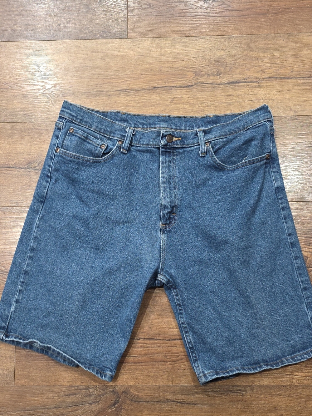Wrangler Men's Denim Jean Shorts - Medium Blue